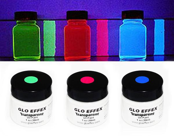 Invisible Transparent UV Reactive Paint - 1 oz-GLO Effex