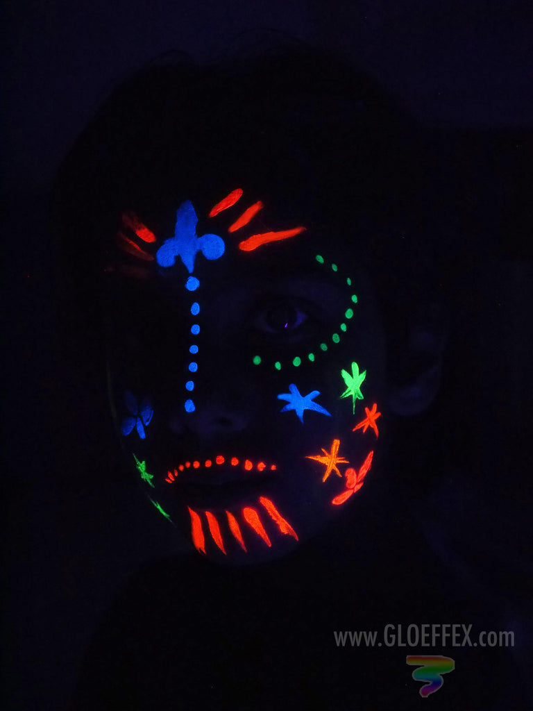 uv face painting