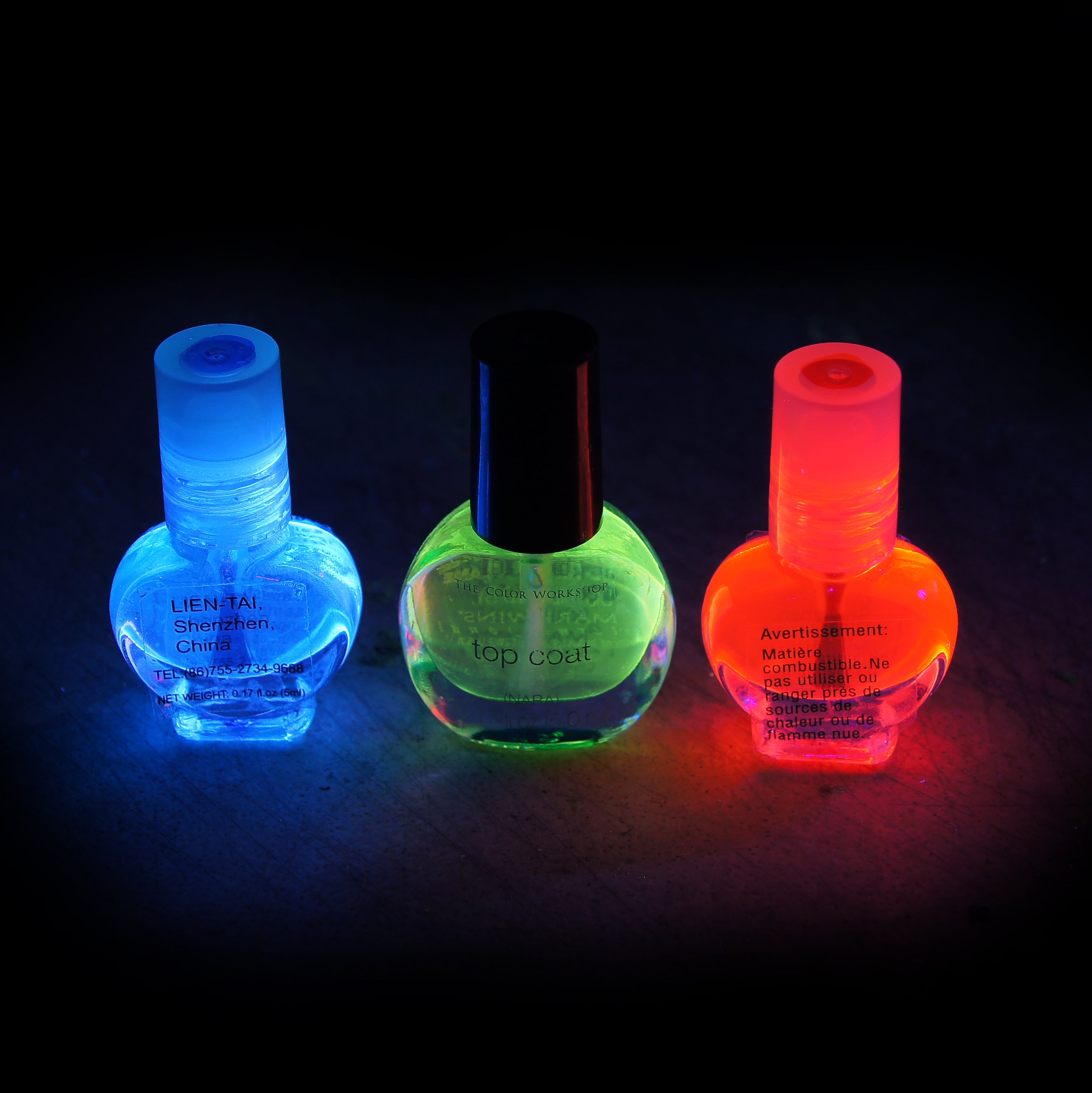 Transparent UV Reactive Water Based Blacklight Paint - Blue