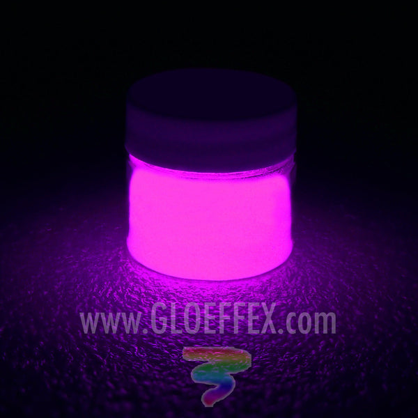 Phosphorescent Glow in the Dark Paint - Pink-GLO Effex