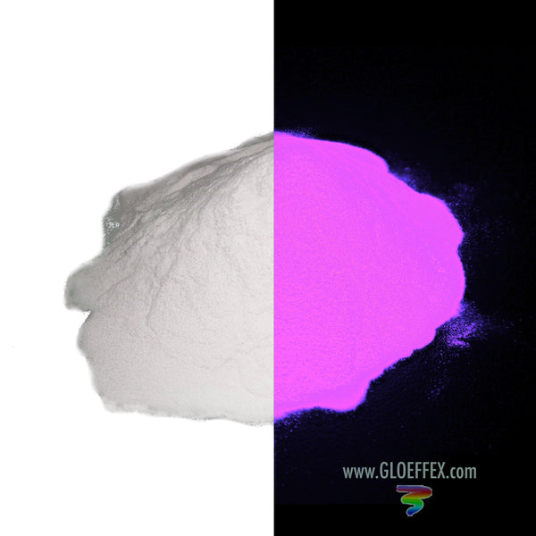 Phosphorescent Glow in the Dark Powder Pigment - Pink-GLO Effex