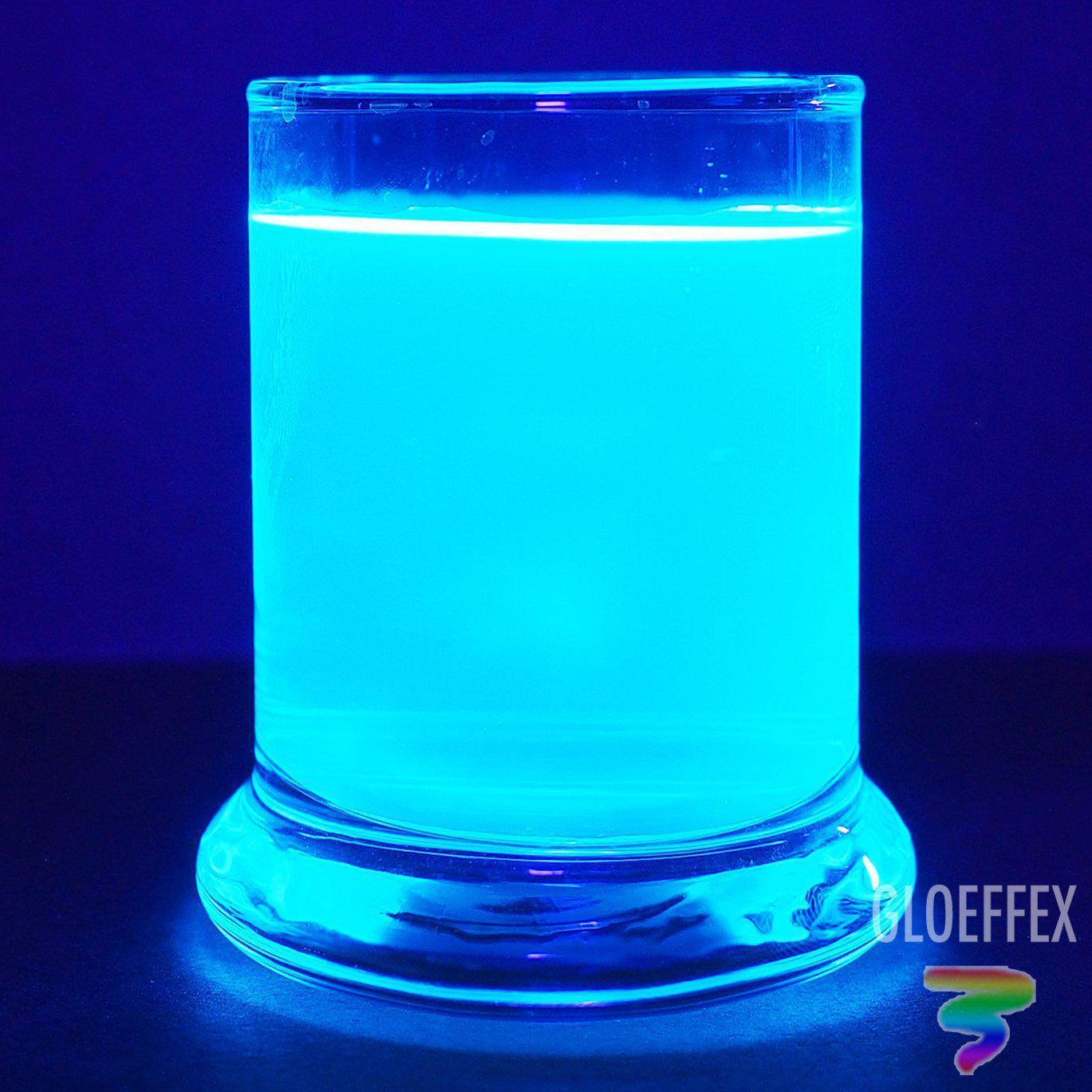 Transparent UV Reactive Water Based Blacklight Paint - Blue