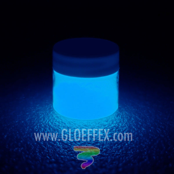 Phosphorescent Glow in the Dark Paint - Blue-GLO Effex