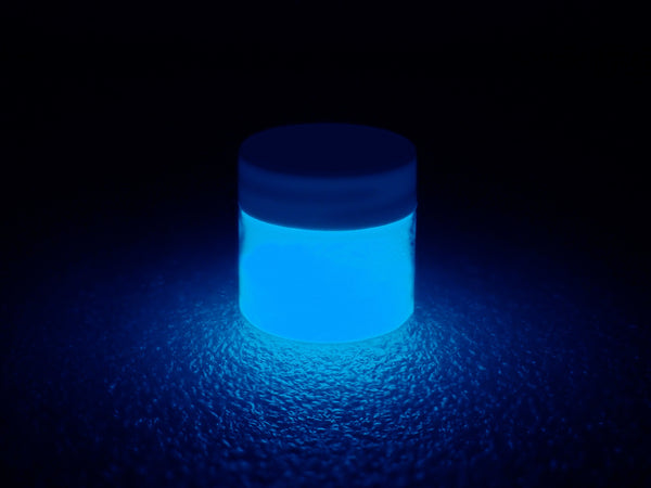 Phosphorescent Glow in the Dark Powder Pigment - Blue-GLO Effex