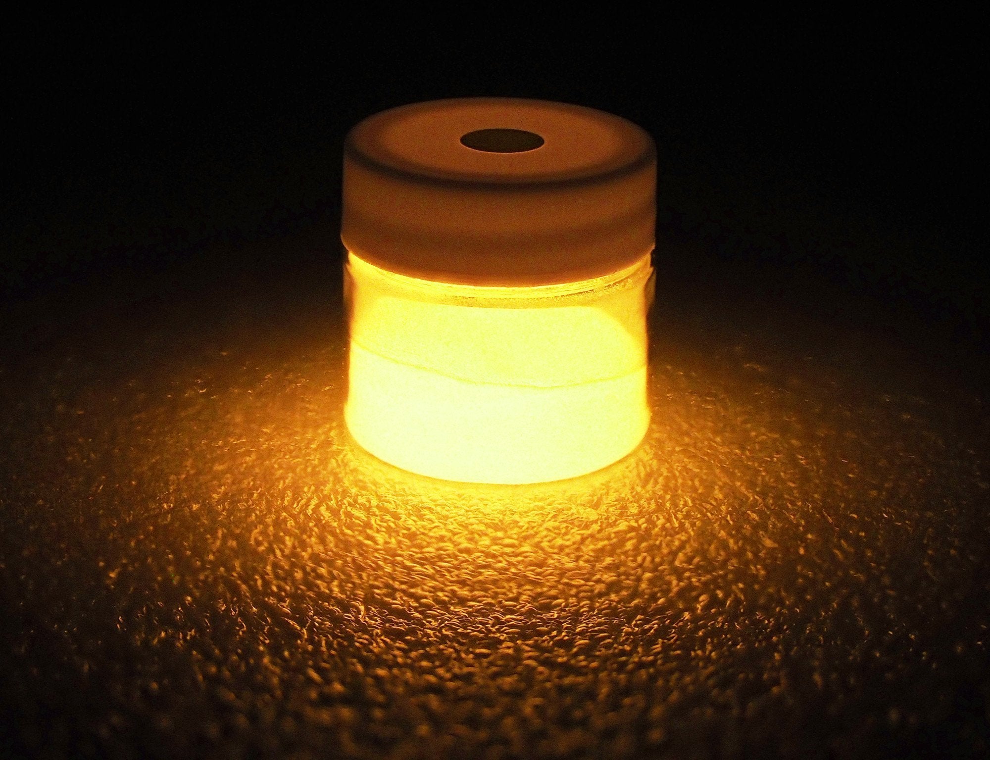 Phosphorescent Glow in the Dark Powder Pigment - Orange