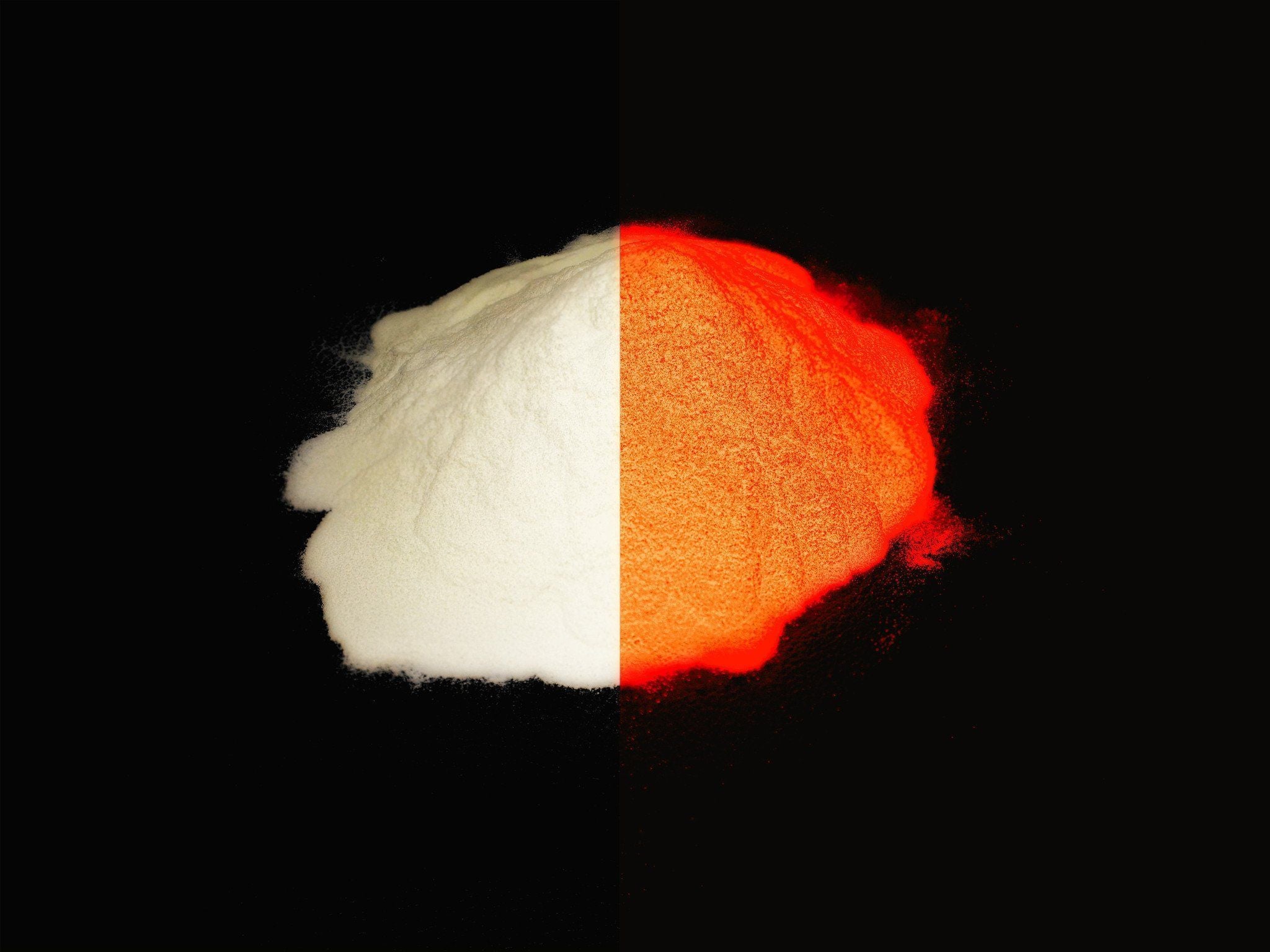 Phosphorescent Glow in the Dark Powder Pigment - Red