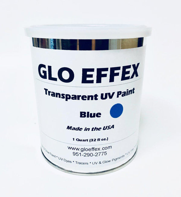 Transparent Water Based UV Reactive Paint - 1 Gallon-GLO Effex