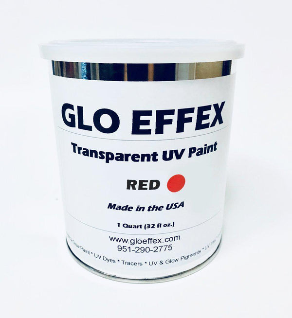 Transparent Water Based UV Reactive Paint - 1 Gallon-GLO Effex